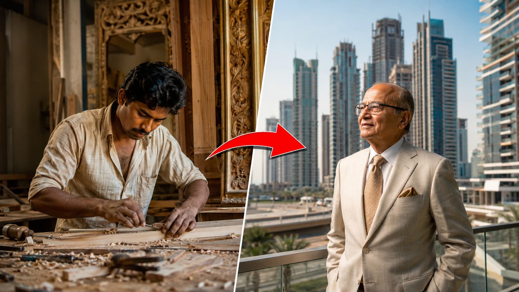 He left India for Oman in 1976, entered through the door of luxury finishes, and took Sobha to the premium real estate market in the Middle East. - CPG Click Oil and Gas